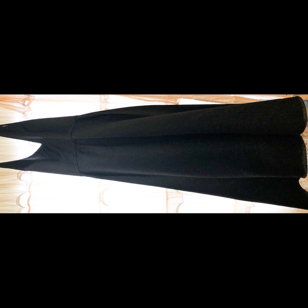 Black form fitting dress